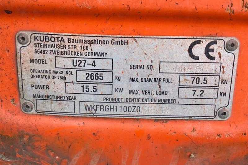 OmecoHub - Immagine KUBOTA U27-4